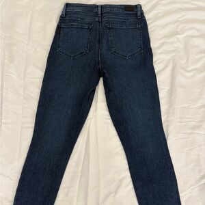 PAIGE Dark Indigo Skinny Jeans